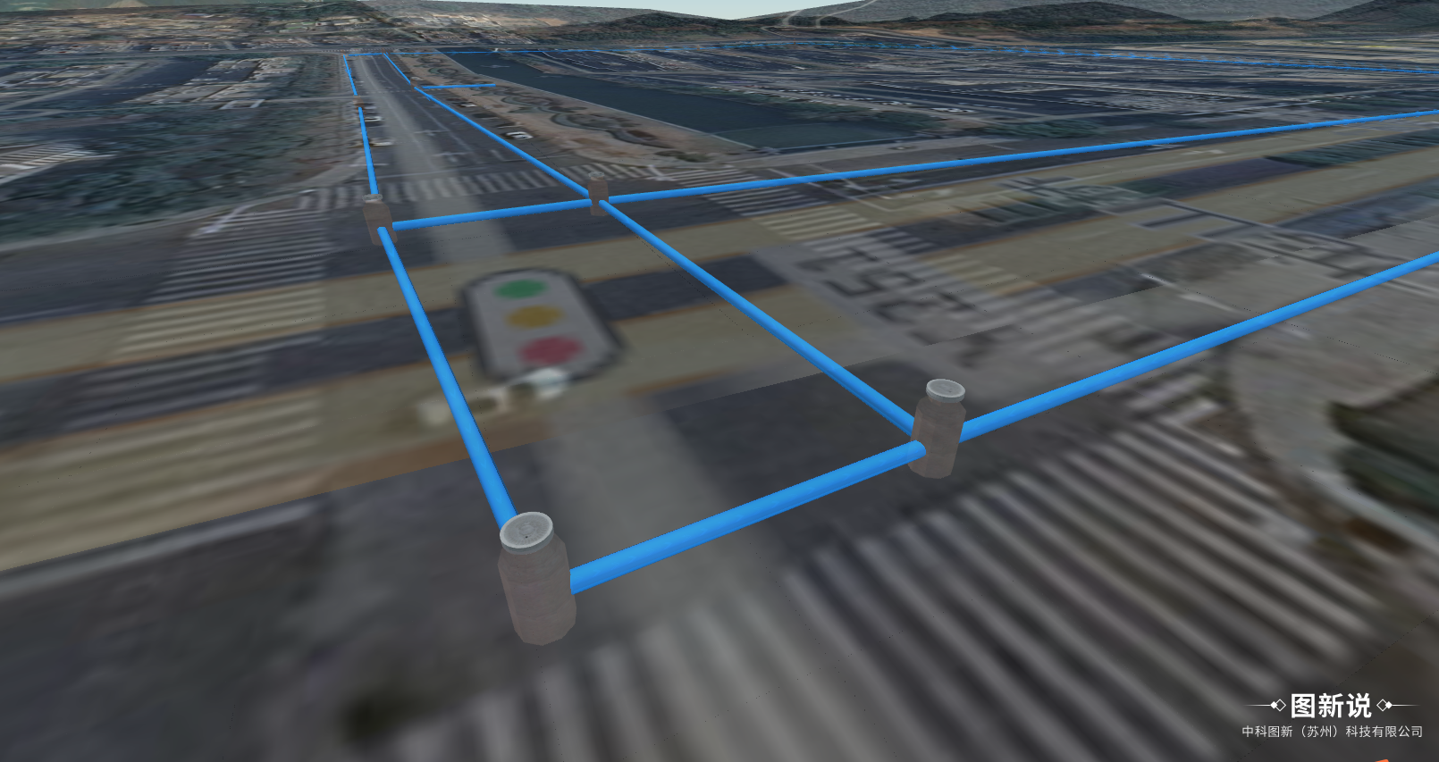 管线翻模成果导入——地下管网BIM模型直接在三维场景中可视化呈现